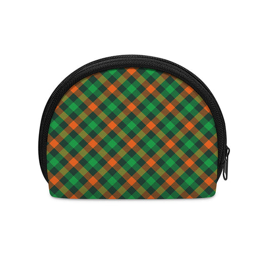 Irish Saint Patrick's Day Plaid Print Coin Purse