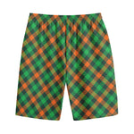 Irish Saint Patrick's Day Plaid Print Cotton Shorts