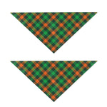 Irish Saint Patrick's Day Plaid Print Dog Bandana