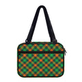 Irish Saint Patrick's Day Plaid Print Double Strap Bible Bag