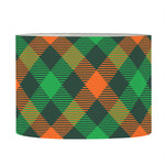 Irish Saint Patrick's Day Plaid Print Drum Lamp Shade