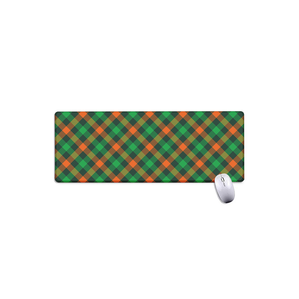 Irish Saint Patrick's Day Plaid Print Extended Mouse Pad