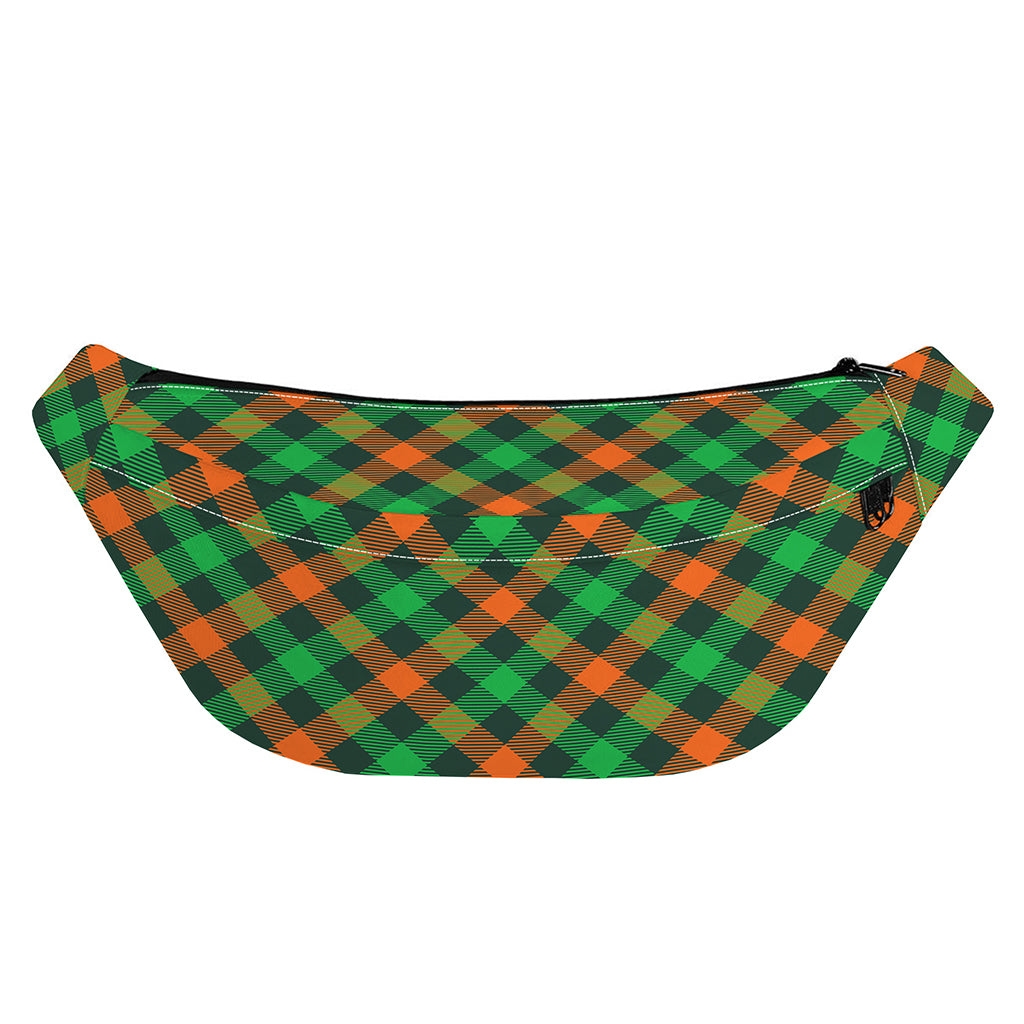 Irish Saint Patrick's Day Plaid Print Fanny Pack