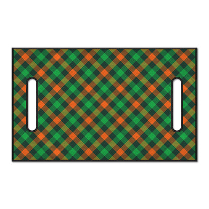 Irish Saint Patrick's Day Plaid Print Golf Cart Seat Cover