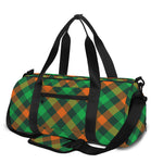 Irish Saint Patrick's Day Plaid Print Gym Bag