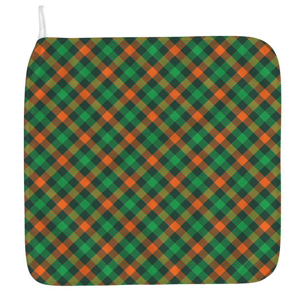 Irish Saint Patrick's Day Plaid Print Hand Towel