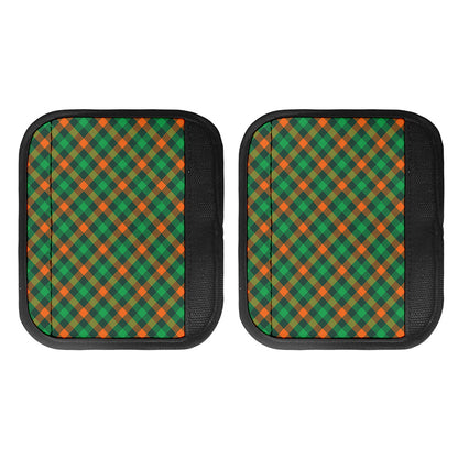 Irish Saint Patrick's Day Plaid Print Handle Covers