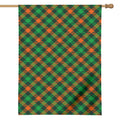 Irish Saint Patrick's Day Plaid Print House Flag