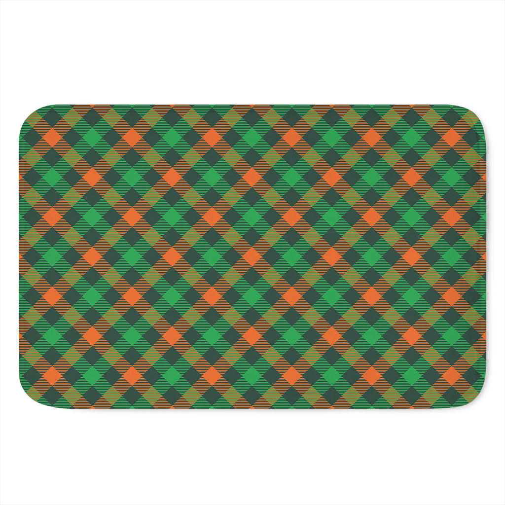 Irish Saint Patrick's Day Plaid Print Indoor Door Mat