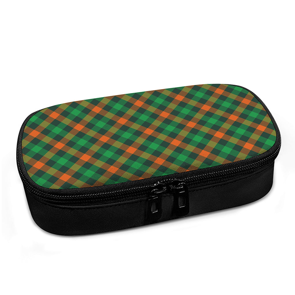 Irish Saint Patrick's Day Plaid Print Insulin Cooler Travel Case