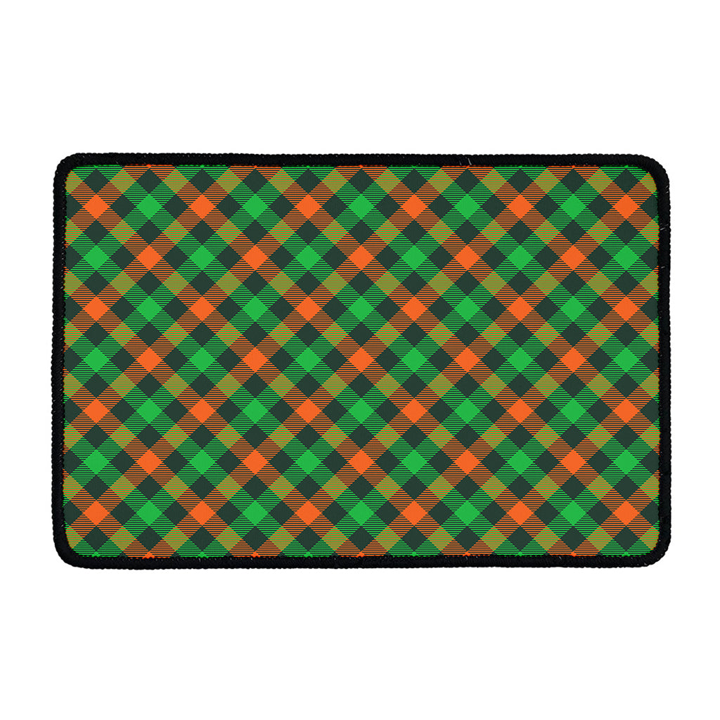 Irish Saint Patrick's Day Plaid Print Kitchen Mat