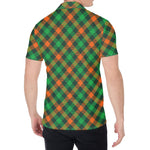 Irish Saint Patrick's Day Plaid Print Men's Shirt