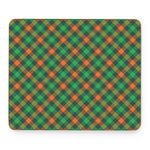 Irish Saint Patrick's Day Plaid Print Mouse Pad