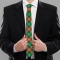 Irish Saint Patrick's Day Plaid Print Necktie