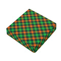 Irish Saint Patrick's Day Plaid Print Outdoor Seat Cushion Cover