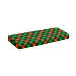 Irish Saint Patrick's Day Plaid Print Piano Keyboard Cover