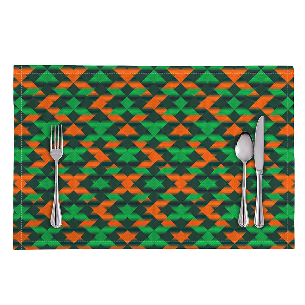 Irish Saint Patrick's Day Plaid Print Placemat