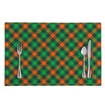 Irish Saint Patrick's Day Plaid Print Placemat
