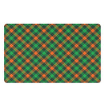 Irish Saint Patrick's Day Plaid Print Polyester Doormat