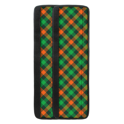 Irish Saint Patrick's Day Plaid Print Refrigerator Handle Covers