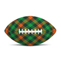 Irish Saint Patrick's Day Plaid Print Rugby Ball