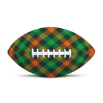 Irish Saint Patrick's Day Plaid Print Rugby Ball
