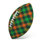 Irish Saint Patrick's Day Plaid Print Rugby Ball