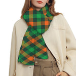 Irish Saint Patrick's Day Plaid Print Scarf