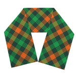 Irish Saint Patrick's Day Plaid Print Scarf