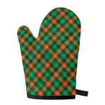Irish Saint Patrick's Day Plaid Print Single Oven Mitt