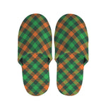 Irish Saint Patrick's Day Plaid Print Slippers