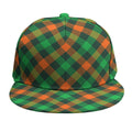 Irish Saint Patrick's Day Plaid Print Snapback Cap