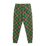 Irish Saint Patrick's Day Plaid Print Sweatpants