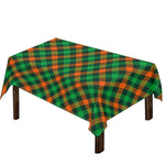 Irish Saint Patrick's Day Plaid Print Tablecloth