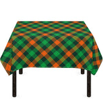 Irish Saint Patrick's Day Plaid Print Tablecloth