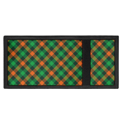 Irish Saint Patrick's Day Plaid Print Trifold Wallet