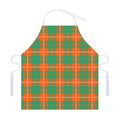 Irish Saint Patrick's Day Tartan Print Adjustable Apron