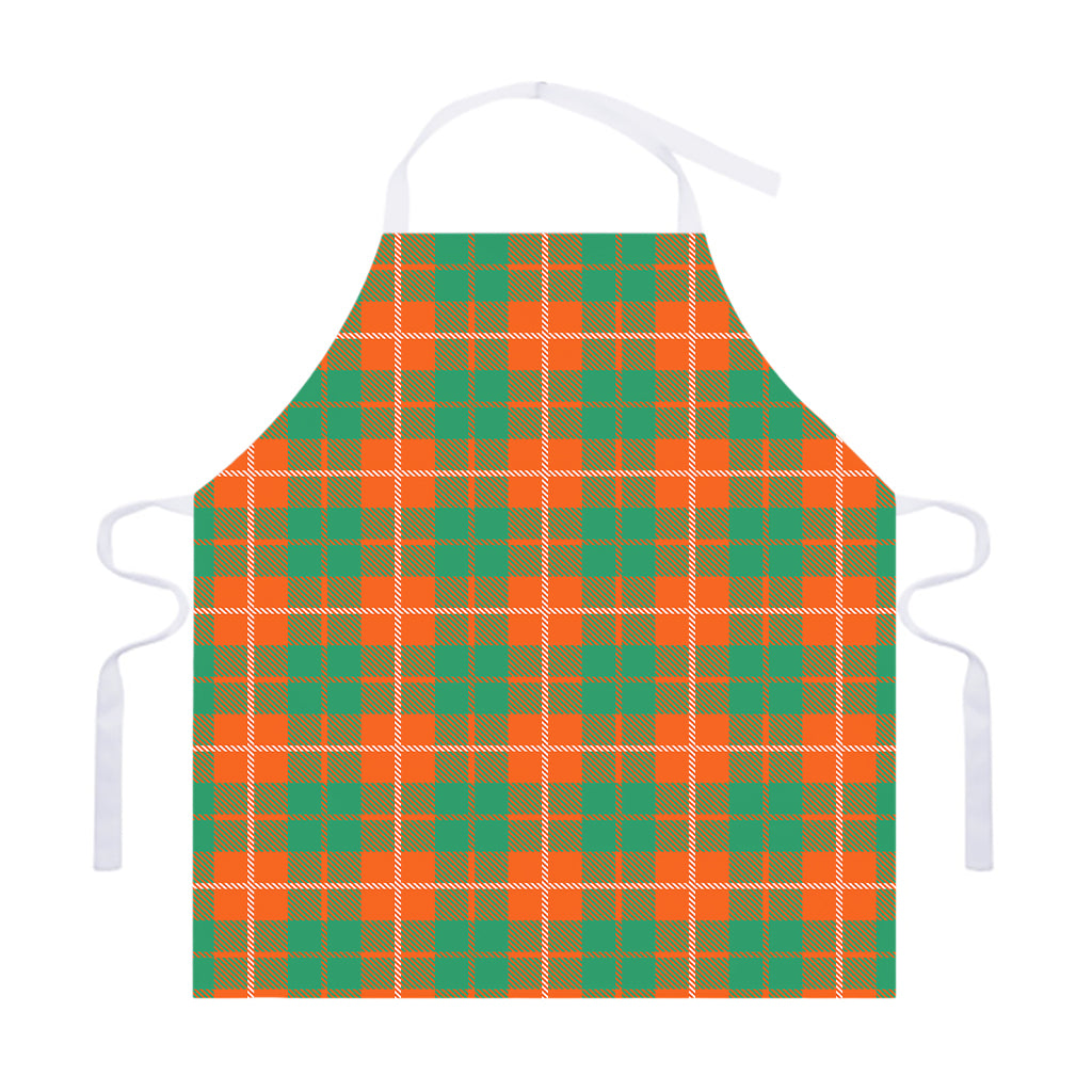 Irish Saint Patrick's Day Tartan Print Adjustable Apron