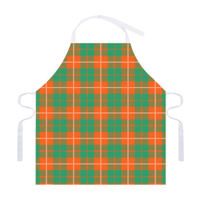 Irish Saint Patrick's Day Tartan Print Adjustable Apron