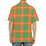 Irish Saint Patrick's Day Tartan Print Aloha Shirt