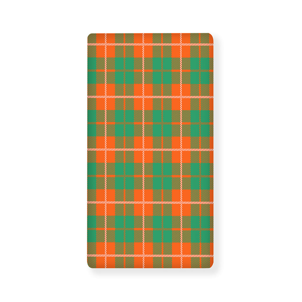 Irish Saint Patrick's Day Tartan Print Baby Crib Sheet