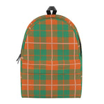 Irish Saint Patrick's Day Tartan Print Backpack