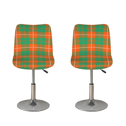 Irish Saint Patrick's Day Tartan Print Bar Stool Covers