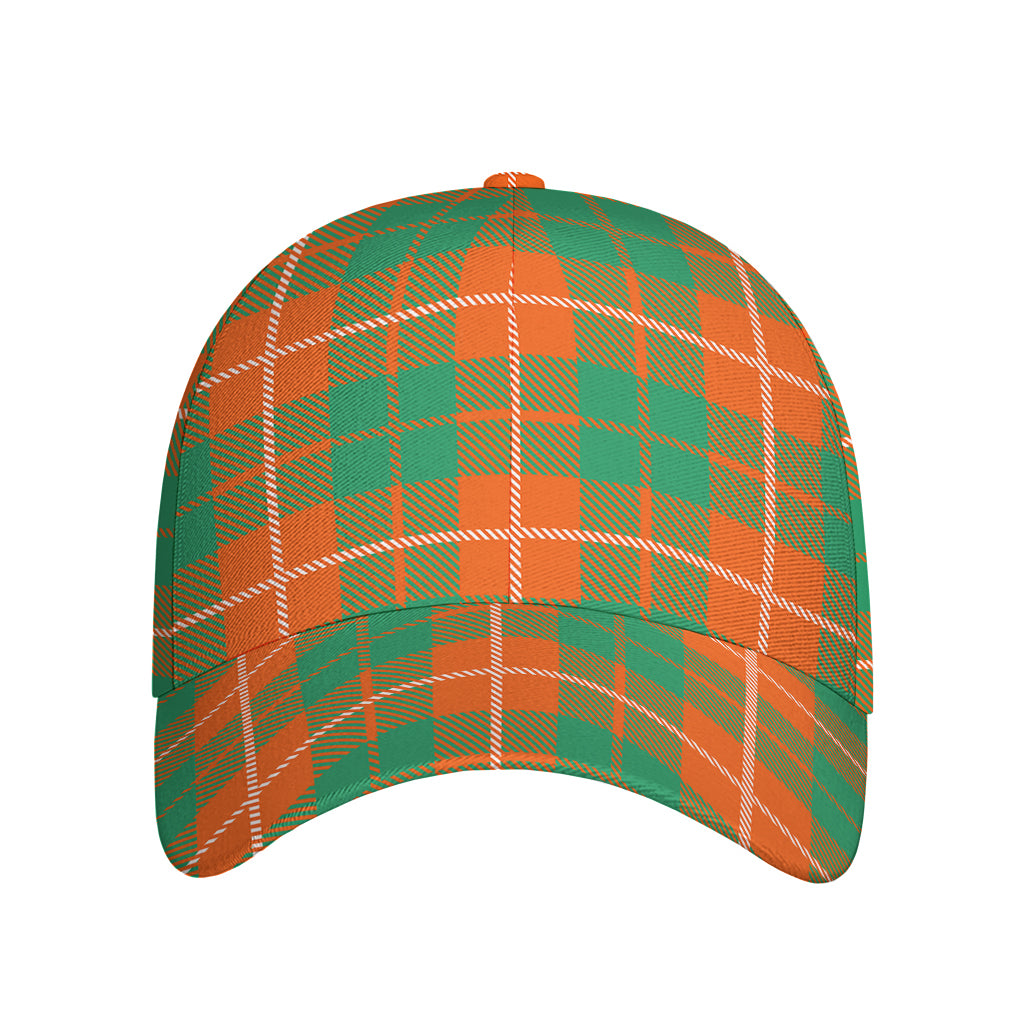 Irish Saint Patrick's Day Tartan Print Baseball Cap