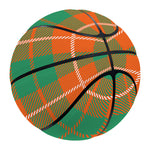 Irish Saint Patrick's Day Tartan Print Basketball
