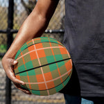 Irish Saint Patrick's Day Tartan Print Basketball