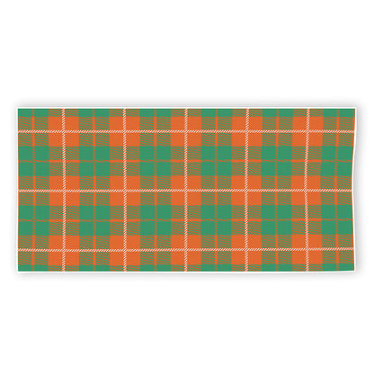 Irish Saint Patrick's Day Tartan Print Beach Towel