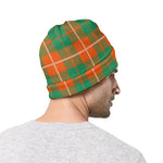 Irish Saint Patrick's Day Tartan Print Beanie