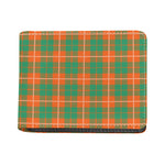 Irish Saint Patrick's Day Tartan Print Bifold Wallet