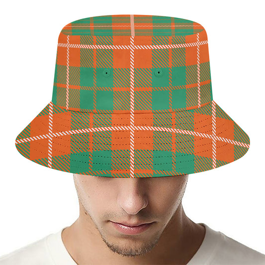 Irish Saint Patrick's Day Tartan Print Bucket Hat